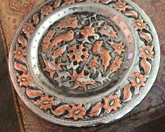 Copper and metal plate
