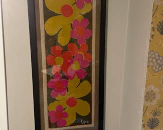Vintage Vera framed art