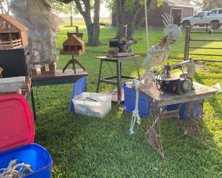 Tools and wooden doll house