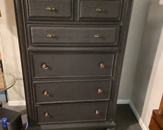 Vintage black dresser