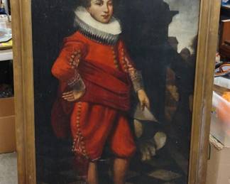 ANGLO-FLEMISH SCHOOL FULL LENGTH PORTRAIT PAINTING
