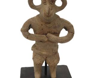 PRE COLUMBIAN JALISCO POTTERY FIGURE