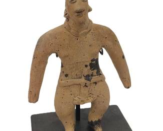 PRE COLUMBIAN JALISCO POTTERY FIGURE