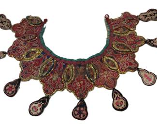 FORBIDDEN STITCH EMBROIDERED COLLAR