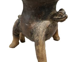 FOUR LEGGED ZOOMORPHIC REPTILE VESSEL