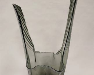 DAN BERGSMA (1951-2018, WA) FREE FORM GLASS VASE