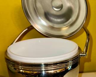 Silverplate ice bucket