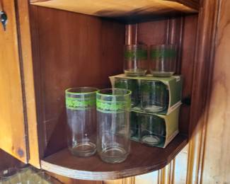 Libbey Crazy Daisy Glassware in original packaging