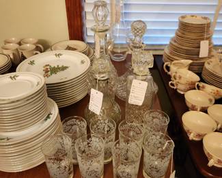 Libbey Glasses, Decanters inc Wexford