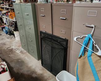 Filing Cabinets, Fireplace Screen
