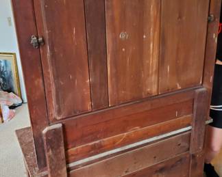 Early 1900's Eastlake style granite top dresser sold by Jahn Furniture out of New Braunfels.