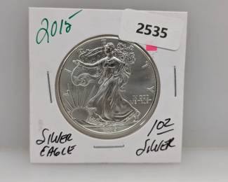2015 1oz .999 Silver Eagle $1 Dollar