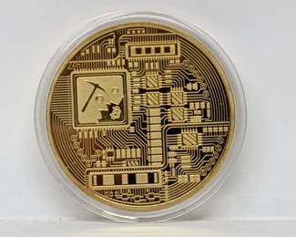 Clad Bitcoin Cryptocurrency