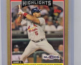 2006 Pujols Topps Gold Parallel Highlights /2006