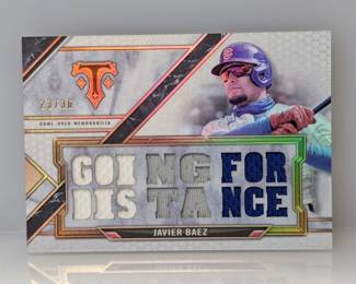 2021 Javier Baez Topps Triple Threads Jersey /36