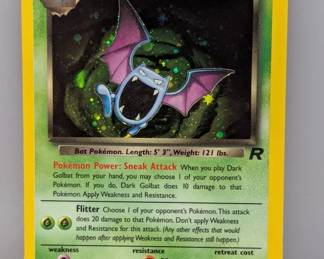 Pokemon 2000 Dark Golbat Holo 7