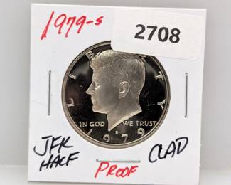 1979-S PF Clad JFK Half $1 Dollar