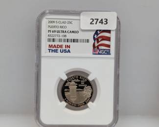 NGC 2009-S PF69 Ultra Cam Puerto Rico Quarter