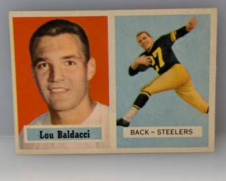 1957 Topps Lou Baldacci 4 NO CREASES