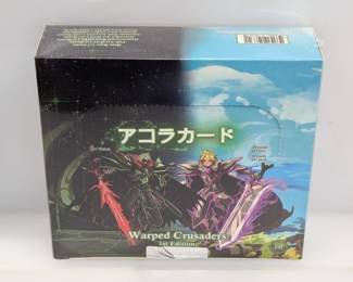 Akora Warped Crusaders Booster Box 1st Edition