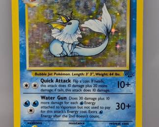 Pokemon 1999 Vaporeon Holo 12