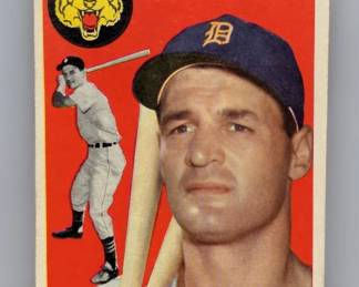 1954 Topps Baseball #18 Walt Dropo Detroit Tigers