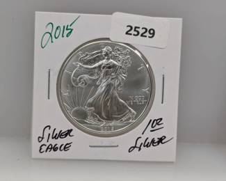 2015 1oz .999 Silver Eagle $1 Dollar
