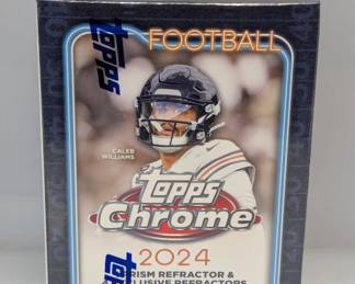 2024 Topps Chrome Football Blaster Box