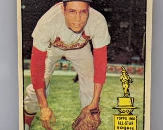 1961 Topps St Louis Julian Javier Card