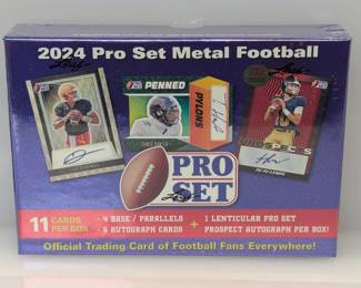 2024 Leaf Pro Set Metal Football Hobby Box