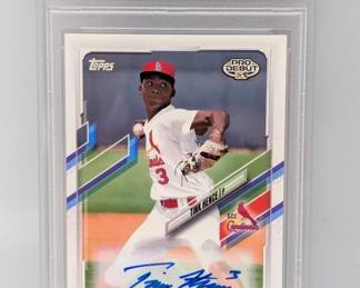 2021 Topps Pro Debut Tink Hence Auto PD31 PSA 10
