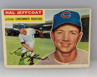 1956 Topps Baseball #289 Hal Jeffcoat Redlegs
