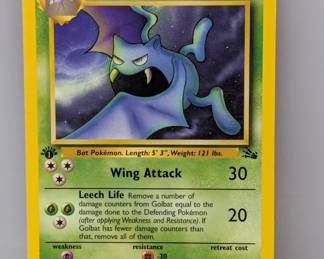Pokemon 1999 1st Edition Golbat 34