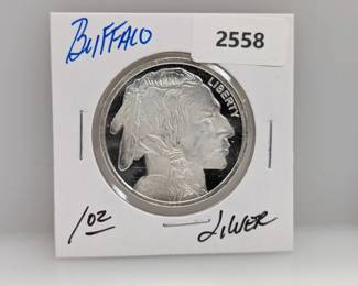 1oz .999 Silver Buffalo Round