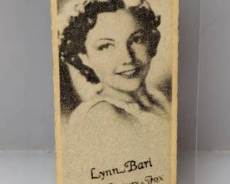 1937 Peerless Lynn Bari UW4-MOVIE STAR SERIES MKs