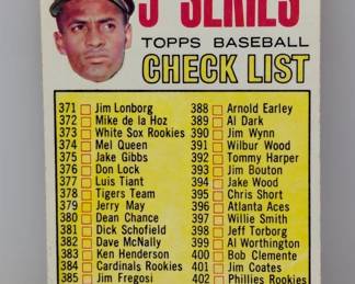 1967 Topps Checklist Roberto Clemente #361