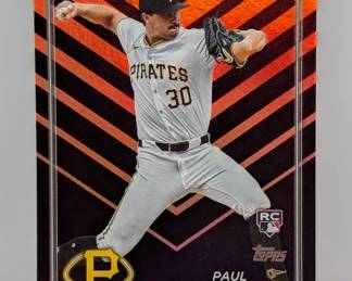 2024 Topps Update Series Paul Skenes Holiday RC