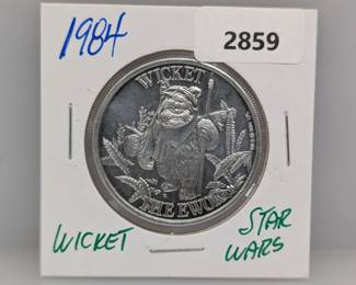 1984 Star Wars Wicket the Ewok Token