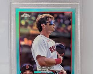 2023 Topps Chrome Update Casas Aqua /199 PSA 10 RC