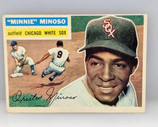 1956 Topps Baseball Minnie Minoso HOF White Sox