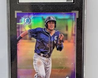 2017 Bowman Chrome Purple Ref /250 Tatis SGC 9.5