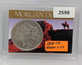 1878-CC 90% Silver Morgan $1 Dollar