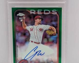 2024 Topps Chrome Phillips Auto Green/99 PSA 10 RC