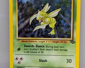Pokemon 1999 Scyther Holo 10