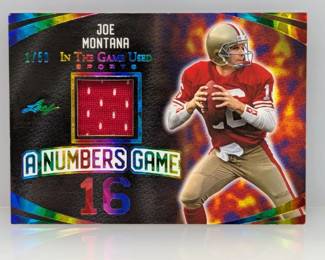 2024 Leaf Joe Montana Game Used SP 1/50 #22