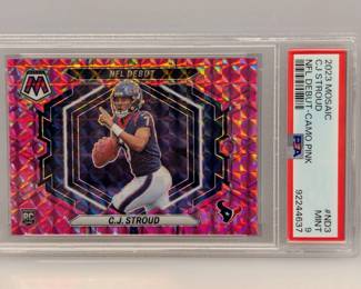 2023 Mosaic Football ND3 CJ Stroud Pink PSA 9 RC
