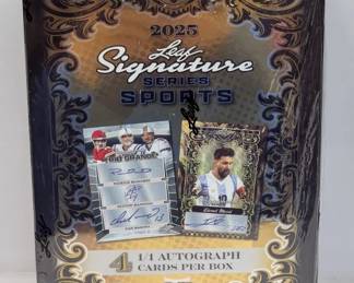 2025 Leaf Signature Series Sports Hobby Box