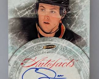 2012-13 UD Artifacts Cam Fowler Autograph