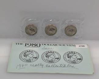 1980 Susan B Anthony Dollar Souvenir Set
