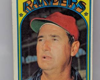 1972 Topps Baseball #510 Ted Williams HOF Red Sox